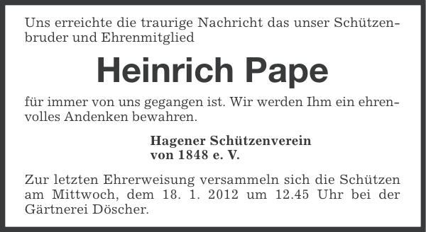 Bild zu Heinrich Pape