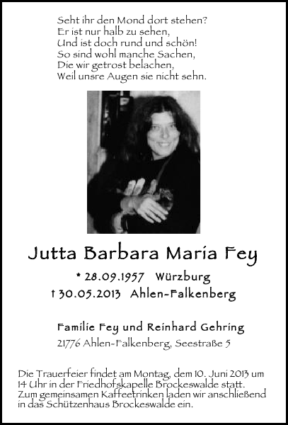 Bild zu Maria Fey