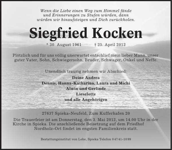 Bild zu Siegfried Kocken