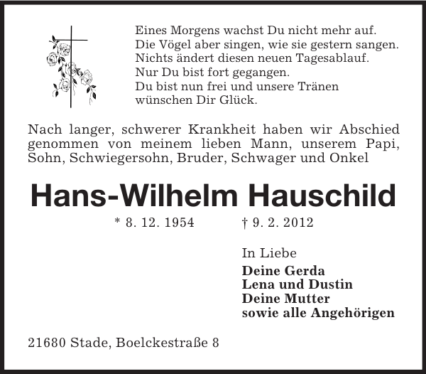 Bild zu Wilhelm Hauschild