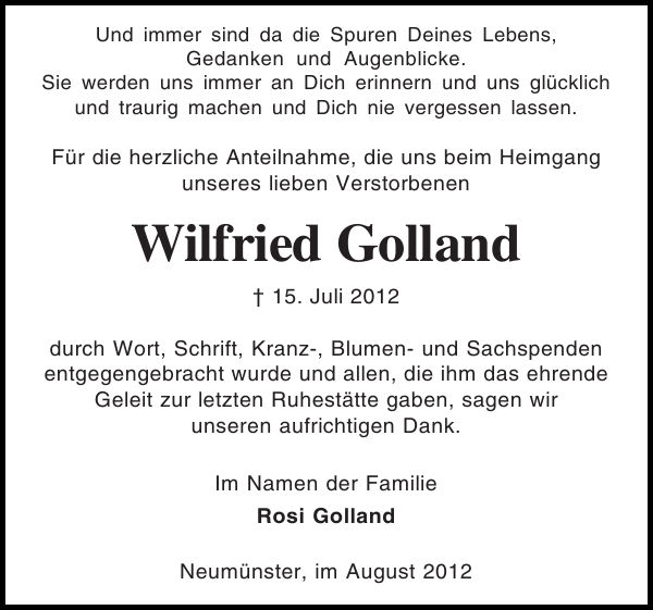 Bild zu Wilfried Golland