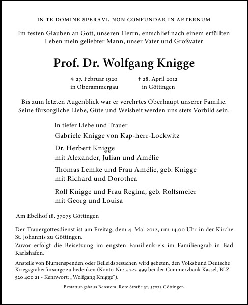 Bild zu Wolfgang Knigge