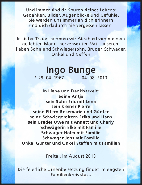 Bild zu Ingo Bunge