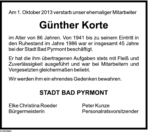 Bild zu Günther Korte