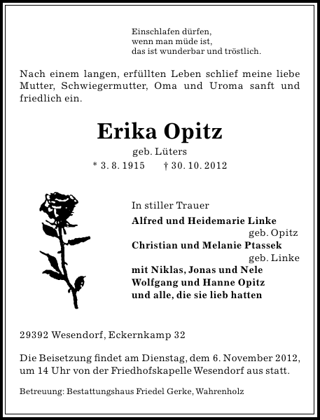 Bild zu Erika Opitz