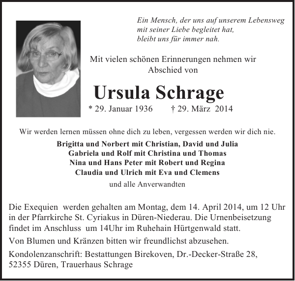 Bild zu Ursula Schrage