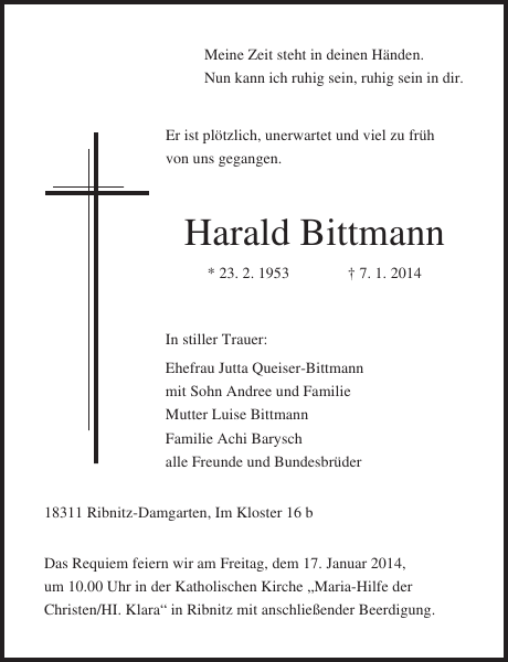 Bild zu Harald Bittmann