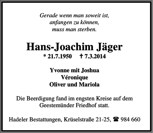 Bild zu Hans-joachim Jäger