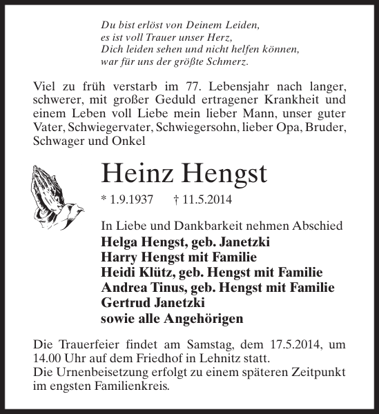 Bild zu Heinz Hengst