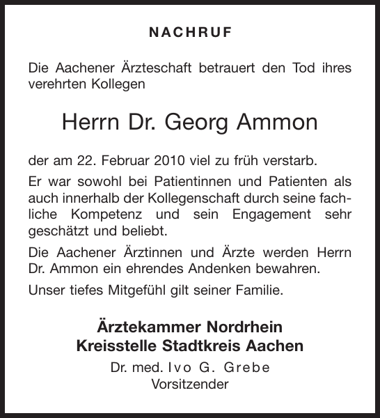 Bild zu Georg Ammon