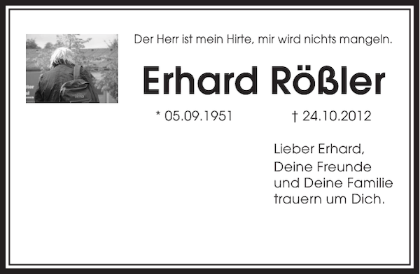 Bild zu Erhard Rößler