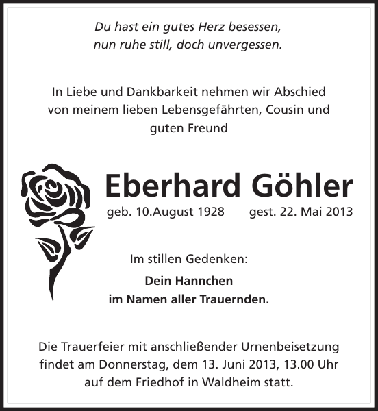 Bild zu Eberhard Göhler