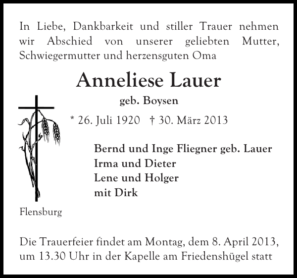 Bild zu Anneliese Lauer