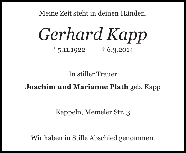 Bild zu Gerhard Kapp