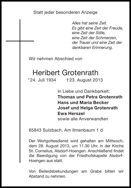 Bild zu Heribert Grotenrath